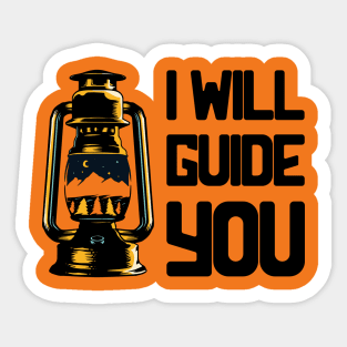 I Will Guide You Sticker